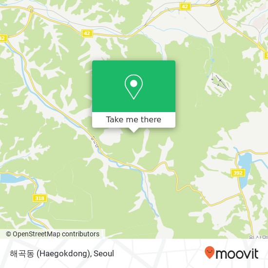 해곡동 (Haegokdong) map