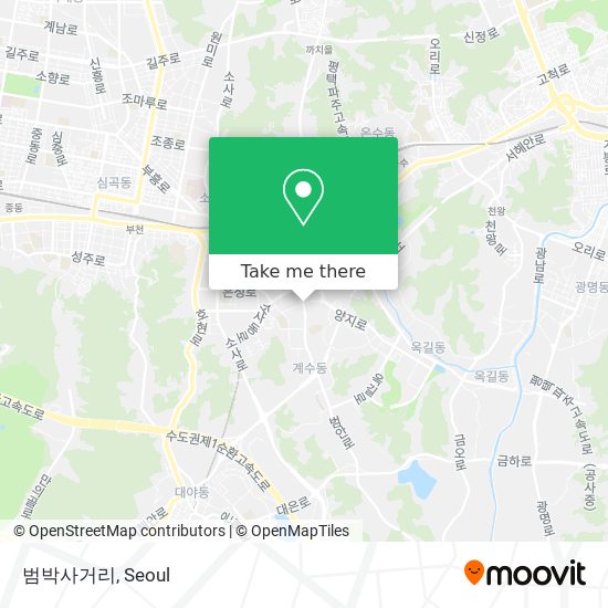 범박사거리 map