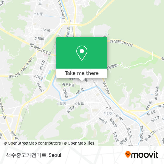 석수중고가전마트 map