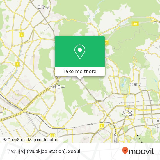 무악재역 (Muakjae Station) map