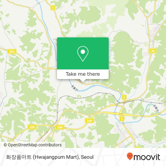 화장품마트 (Hwajangpum Mart) map