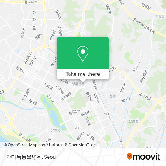 닥터독동물병원 map