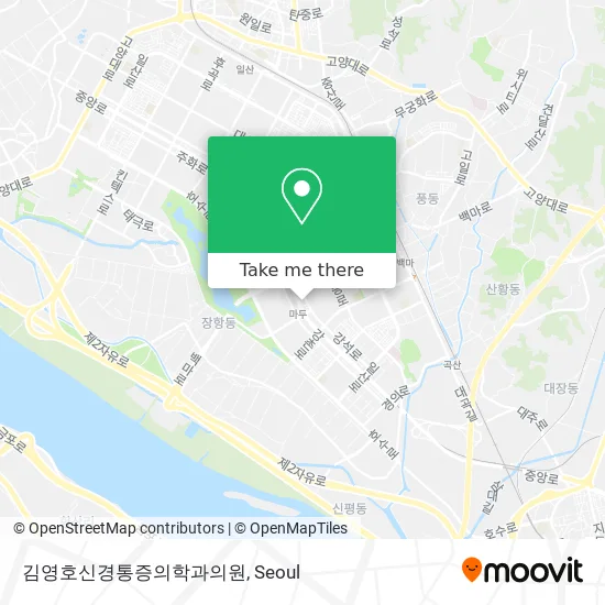 김영호신경통증의학과의원 map