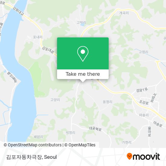 김포자동차극장 map