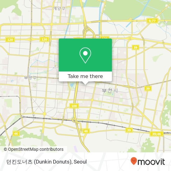 던킨도너츠 (Dunkin Donuts) map