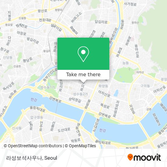 라성보석사우나 map