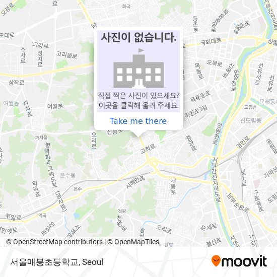 서울매봉초등학교 map