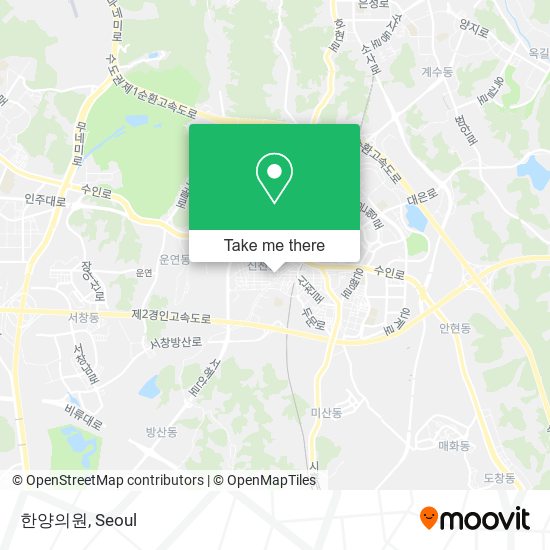 한양의원 map