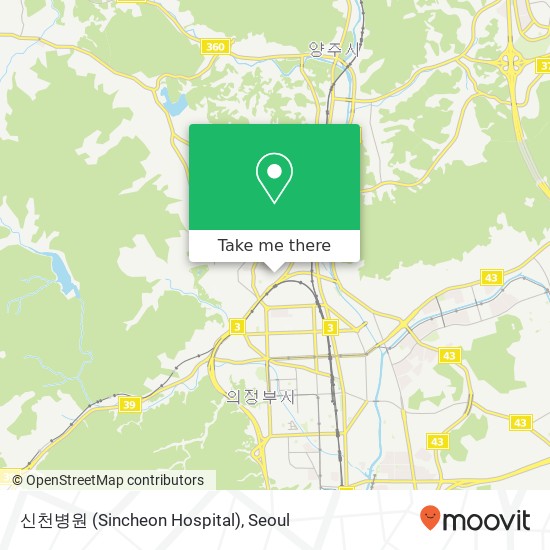 신천병원 (Sincheon Hospital) map