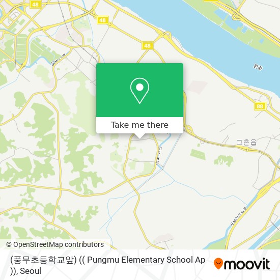 (풍무초등학교앞) (( Pungmu Elementary School Ap )) map