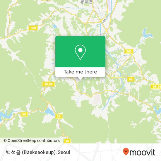 백석읍 (Baekseokeup) map