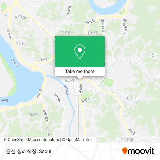 문산 장례식장 map