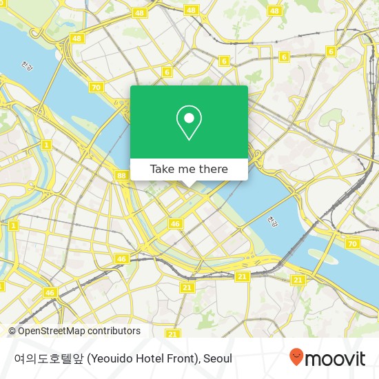 여의도호텔앞 (Yeouido Hotel Front) map