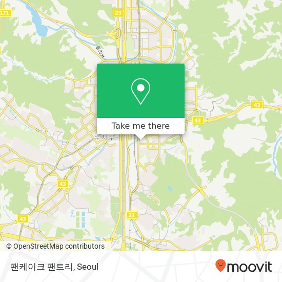 팬케이크 팬트리 map