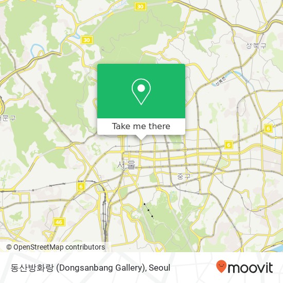 동산방화랑 (Dongsanbang Gallery) map