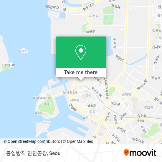 동일방직 인천공장 map