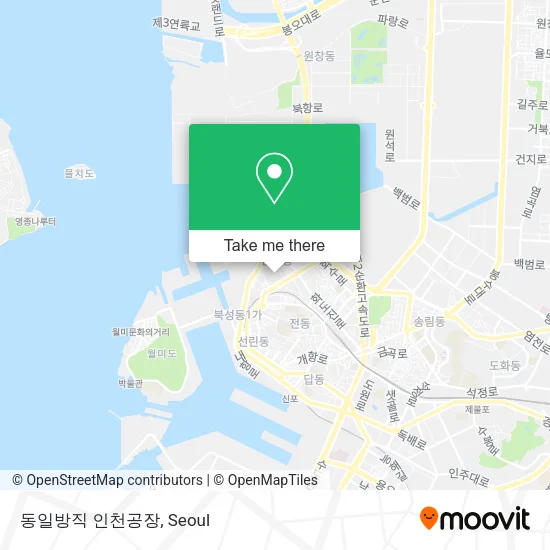 동일방직 인천공장 map