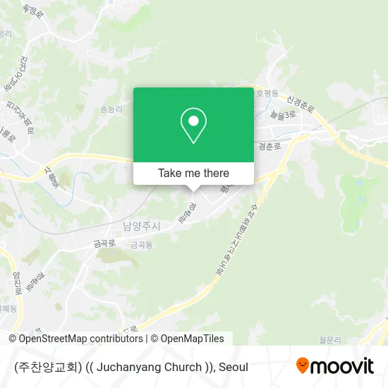 (주찬양교회) (( Juchanyang Church )) map
