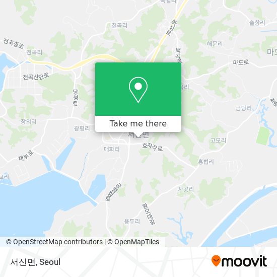 서신면 map