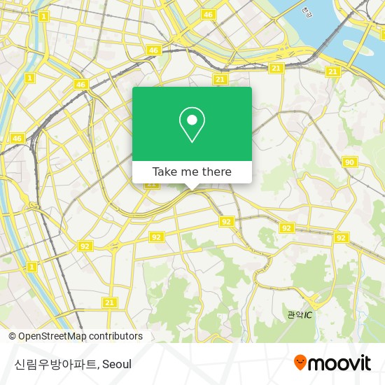 신림우방아파트 map