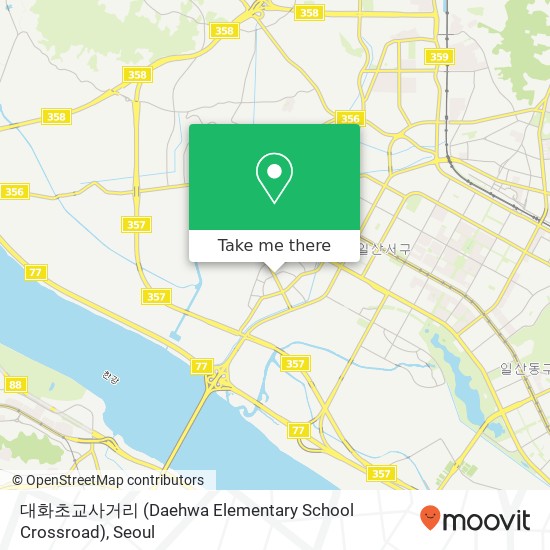 대화초교사거리 (Daehwa Elementary School Crossroad) map