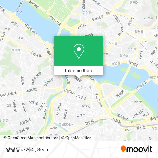양평동사거리 map