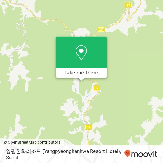 양평한화리조트 (Yangpyeonghanhwa Resort Hotel) map
