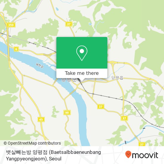 뱃살빼는방 양평점 (Baetsalbbaeneunbang  Yangpyeongjeom) map