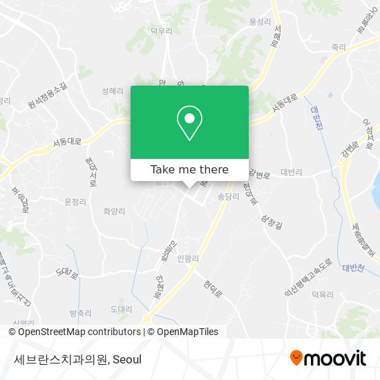 세브란스치과의원 map