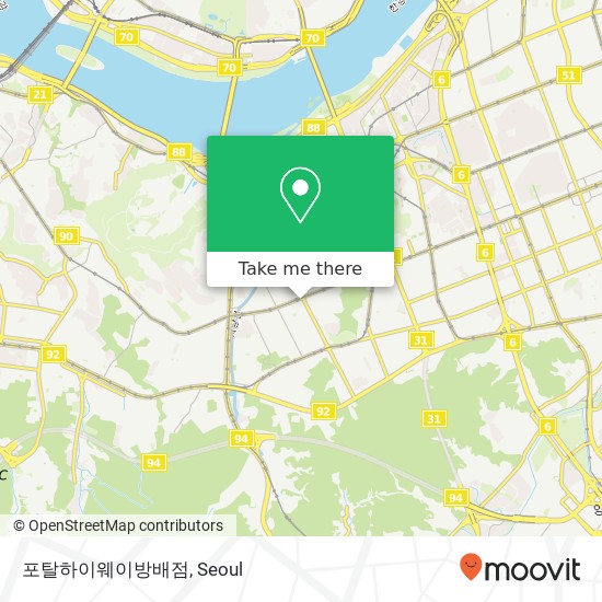 포탈하이웨이방배점 map