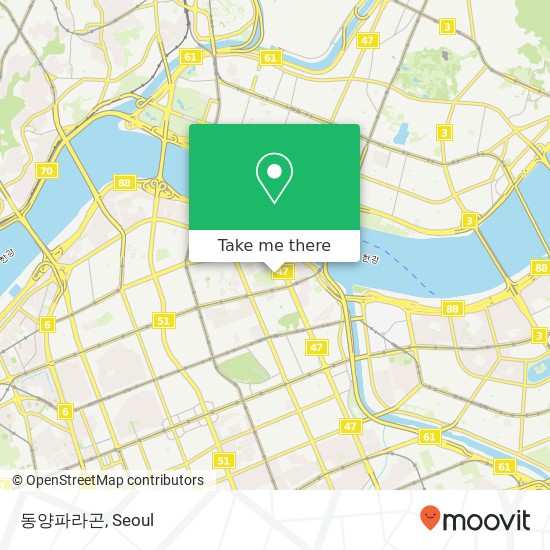 동양파라곤 map