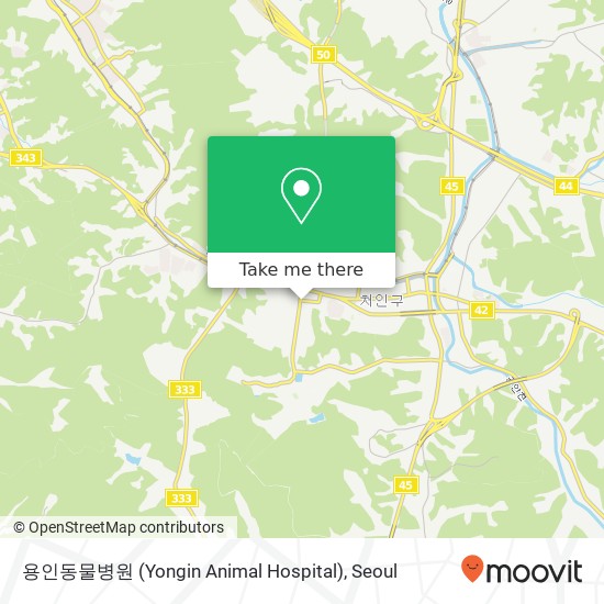 용인동물병원 (Yongin Animal Hospital) map