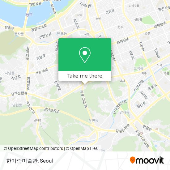 한가람미술관 map