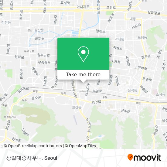 상일대중사우나 map