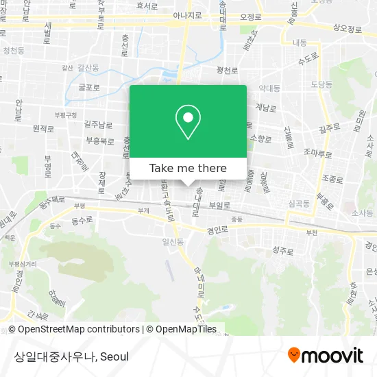 상일대중사우나 map