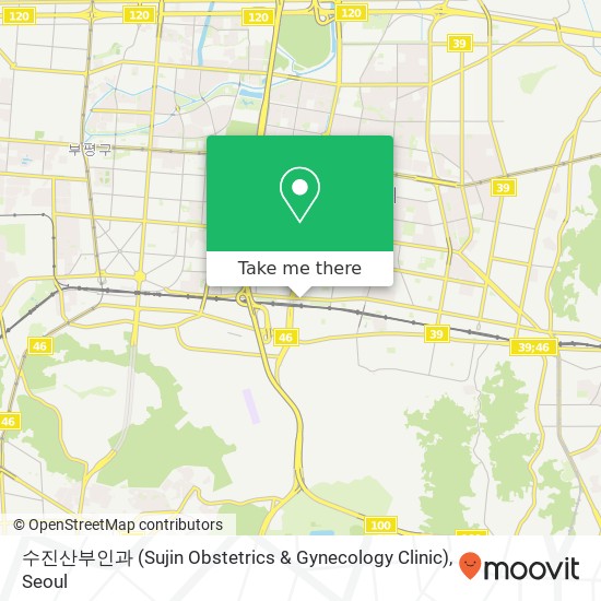 수진산부인과 (Sujin Obstetrics & Gynecology Clinic) map