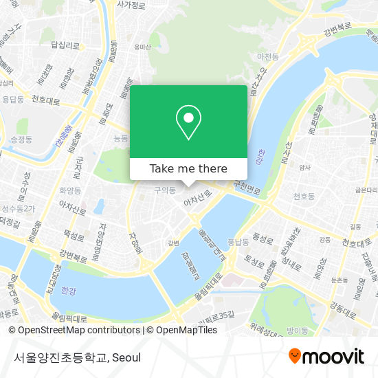 서울양진초등학교 map