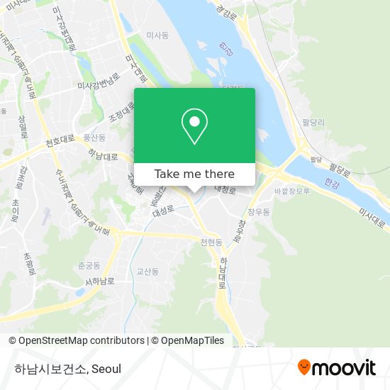 하남시보건소 map