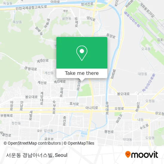 서운동 경남아너스빌 map