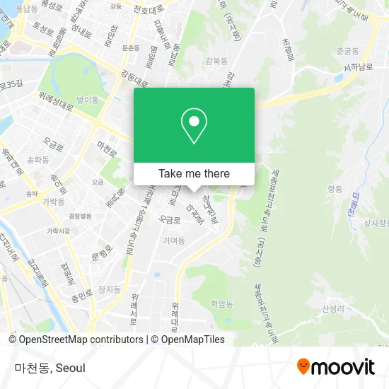마천동 map