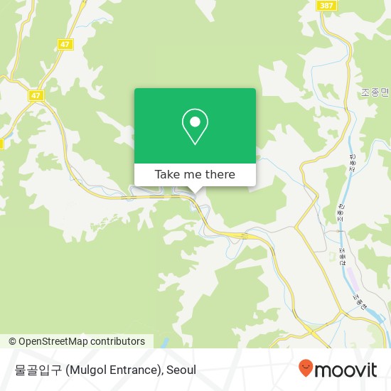 물골입구 (Mulgol Entrance) map