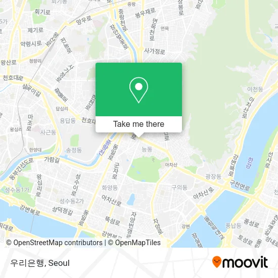우리은행 map