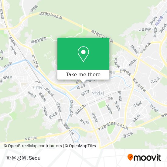 학운공원 map