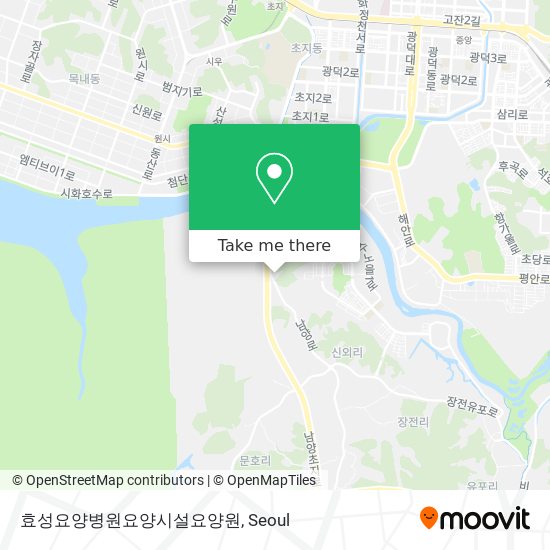 효성요양병원요양시설요양원 map