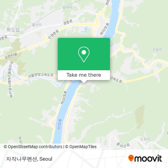 자작나무펜션 map