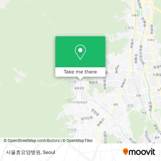 서울효요양병원 map