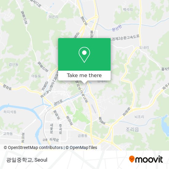 광일중학교 map