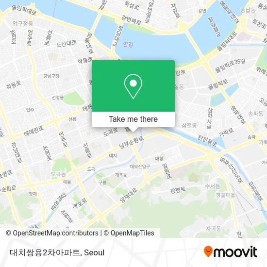 대치쌍용2차아파트 map