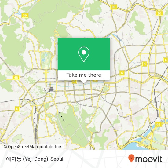 예지동 (Yeji-Dong) map