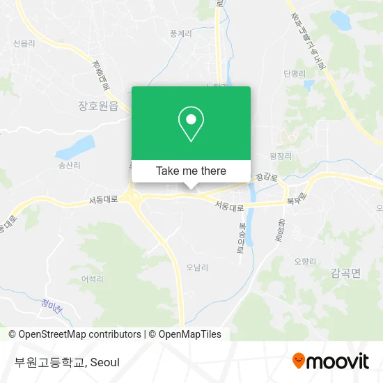 부원고등학교 map